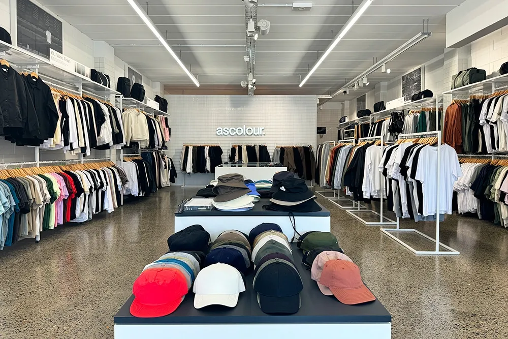 Try on AS Colour garments in store before ordering custom prints with Screenlab